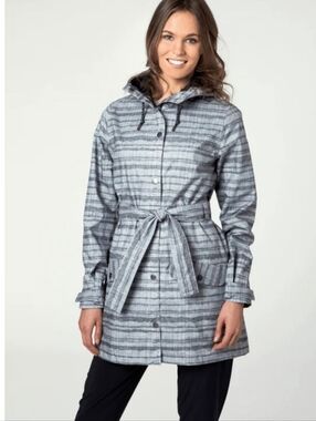 Helly Hansen Lyness Jacket Waterproof Windproof Fisherman's Long Jacket Sz L